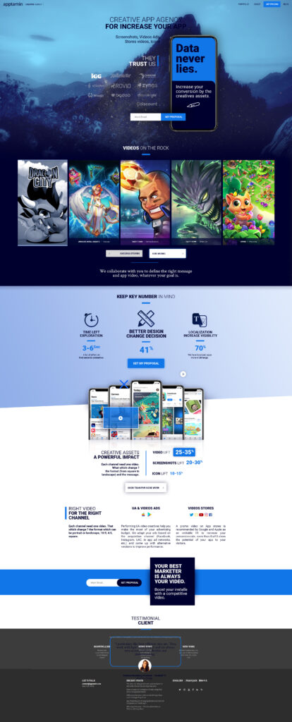 Apptamin - webdesign